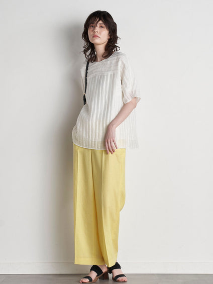 【大きいサイズ】【極】シワになりにくいファージュストレッチパンツ《吸湿速乾/洗濯機で洗える》