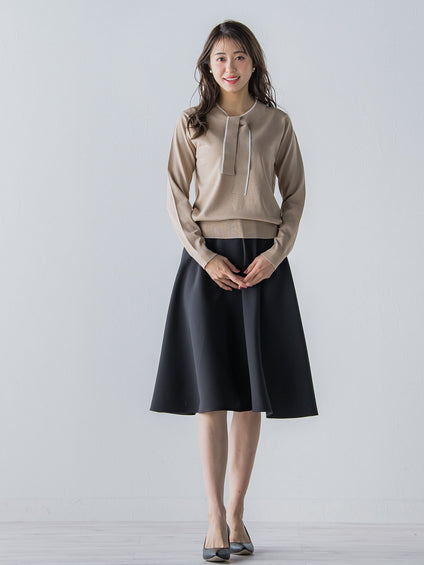 【WEB別注】ボウタイニット《手洗い可能》