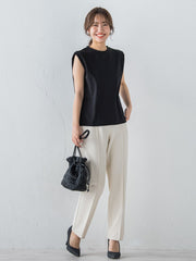 フレンチスリーブカットソー ≪手洗い可能≫