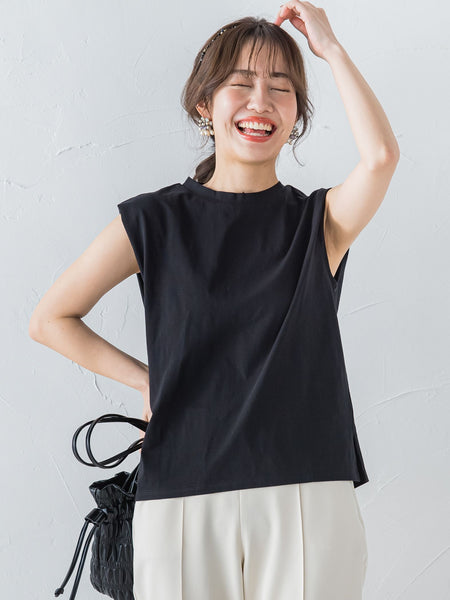 フレンチスリーブカットソー ≪手洗い可能≫