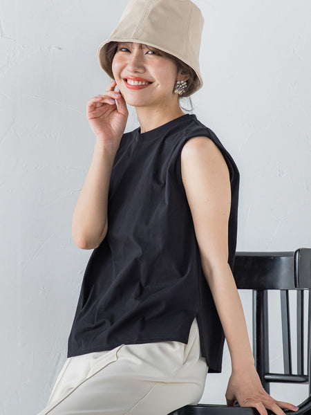 フレンチスリーブカットソー ≪手洗い可能≫