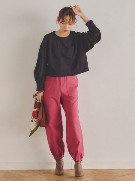 コンパクトミニ裏毛プルオーバー≪洗濯機で洗える≫