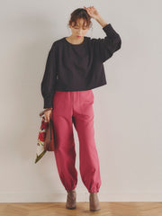 コンパクトミニ裏毛プルオーバー≪洗濯機で洗える≫