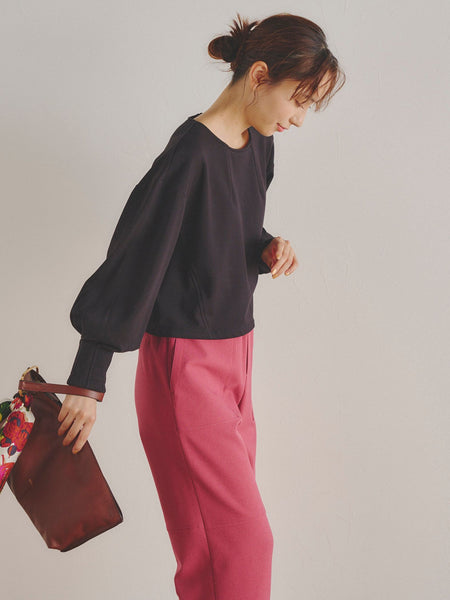 コンパクトミニ裏毛プルオーバー≪洗濯機で洗える≫