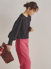 コンパクトミニ裏毛プルオーバー≪洗濯機で洗える≫