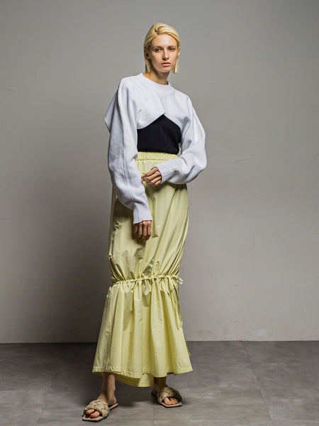 タフタマーメイドスカート