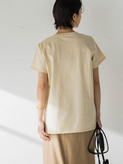 ロゴプリントベーシックTシャツ≪洗濯機で洗える≫