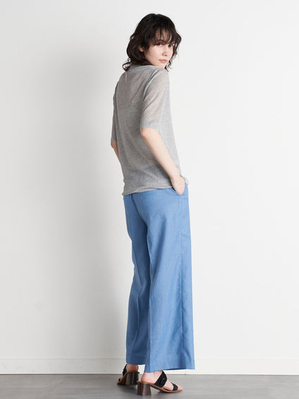 【大きいサイズ】【極】シワになりにくいファージュストレッチパンツ《吸湿速乾/洗濯機で洗える》