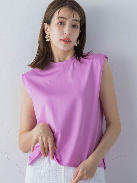 フレンチスリーブカットソー ≪手洗い可能≫