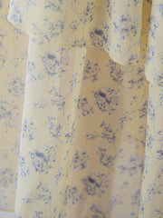 アシメティアード小花柄スカート ≪手洗い可能≫