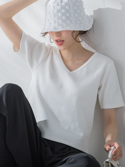 【着回し力抜群】テレコバックオープンTシャツ《洗濯機で洗える》