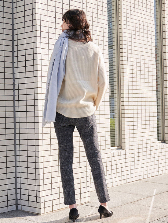 ツィードハイテンション起毛パンツ≪洗濯機で洗える≫
