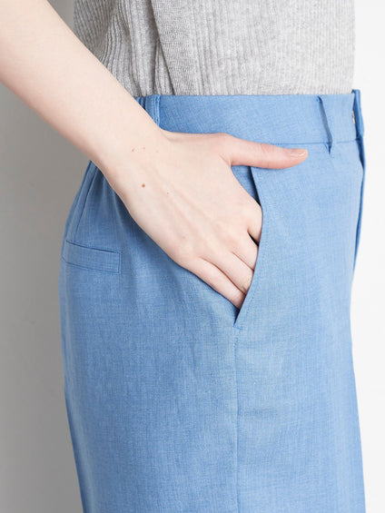 【大きいサイズ】【極】シワになりにくいファージュストレッチパンツ《吸湿速乾/洗濯機で洗える》