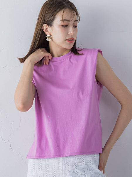 フレンチスリーブカットソー ≪手洗い可能≫