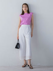 フレンチスリーブカットソー ≪手洗い可能≫