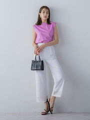 フレンチスリーブカットソー ≪手洗い可能≫