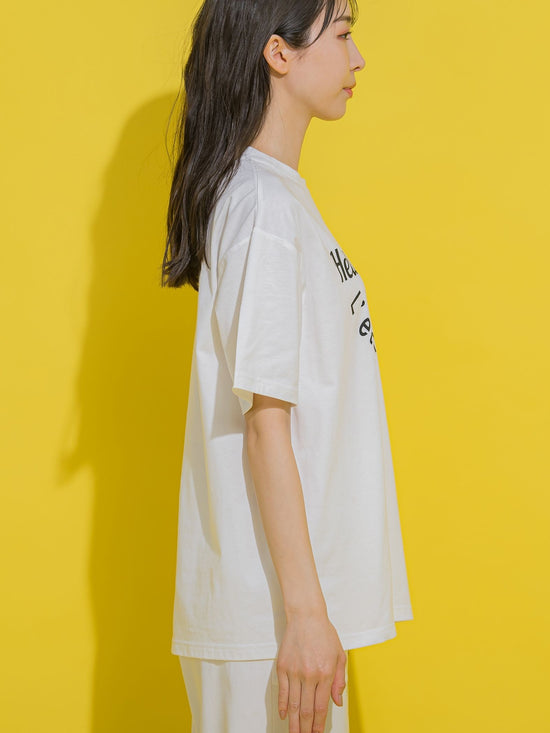 【カフェ風のロゴが可愛い】カフェロゴTシャツ《洗濯機で洗える》