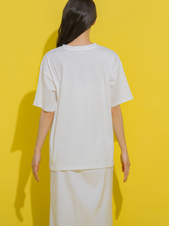 【カフェ風のロゴが可愛い】カフェロゴTシャツ《洗濯機で洗える》