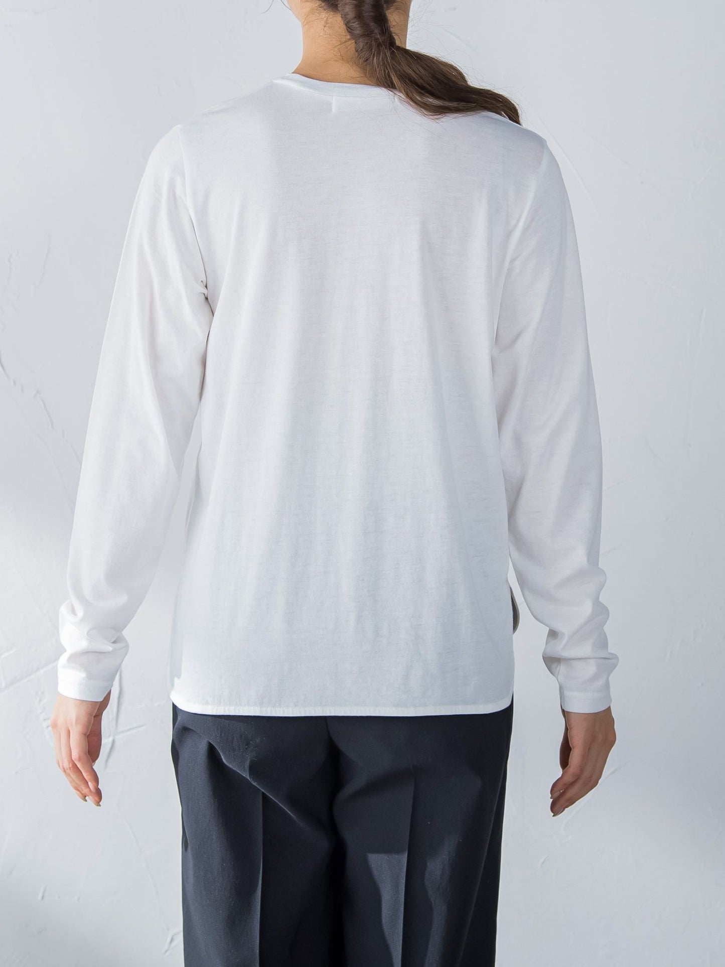 ロゴプリントロングTシャツ≪洗濯機で洗える≫